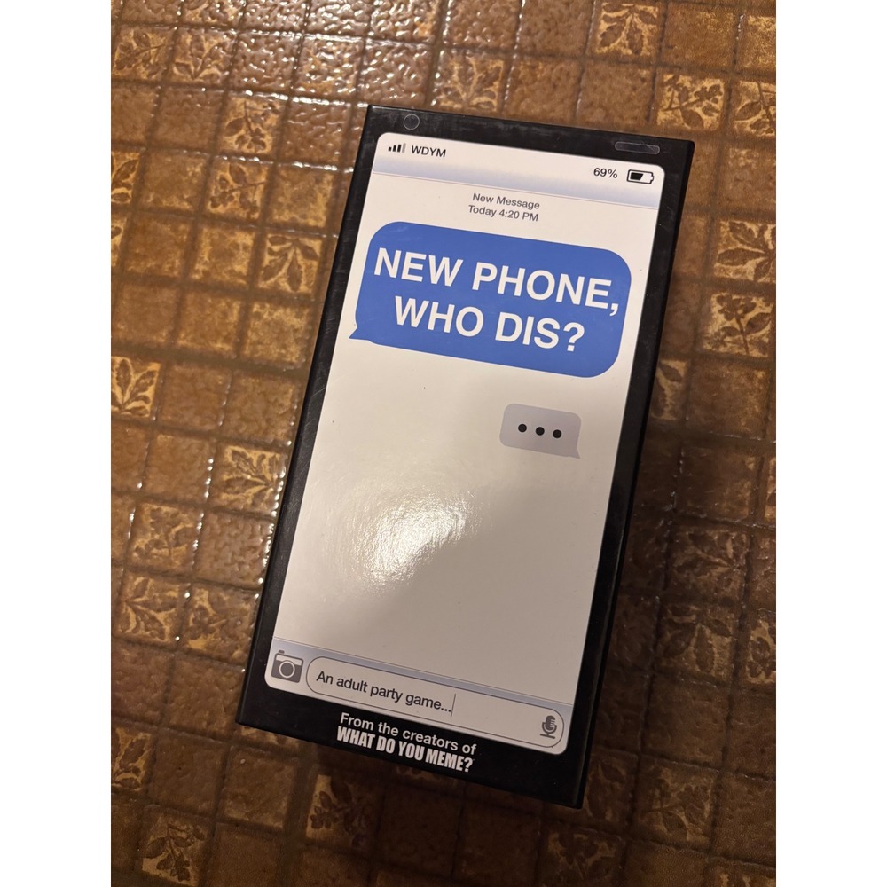 New Phone Who Dis Adult Party‎ Game by What Do You Meme? Core Edition Card Game